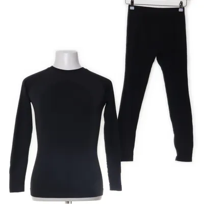 Baselayer (Sort, Grå) fra Cross Sportswear Elastan, Nylon, Polyester