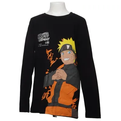 Lange mouwen shirt (Zwart, Oranje, Geel) van Difuzed Katoen