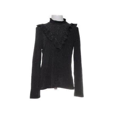Haut (Noir, Argent) de Lindex Kids Élasthane, Fibre métallique, Polyamide