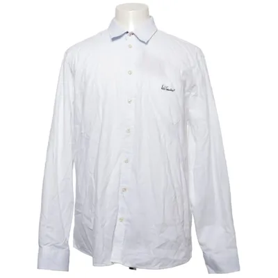 Shirt (Wit, Blauw) van Luis Trenker Katoen