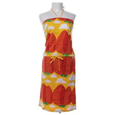 Klänning (Gul, Röd, Flerfärgad) från Marimekko Bomull