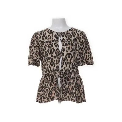 Peplum top (Beige, Meerkleurig) van Gina Tricot Katoen