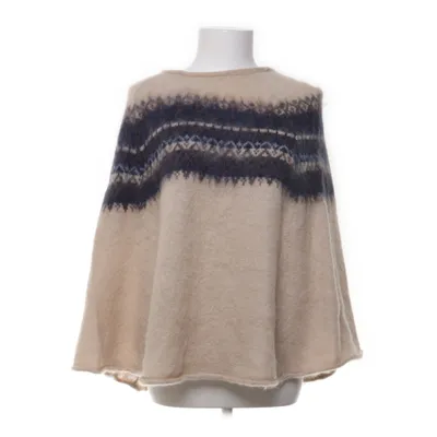 Poncho (Beige, Meerkleurig) van Boomerang Mohair, Nylon, Wol