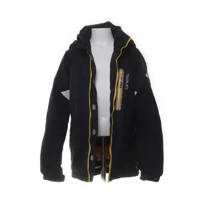 Manteau de ski (Noir, Jaune) de Gneis Polyamide, Polyester