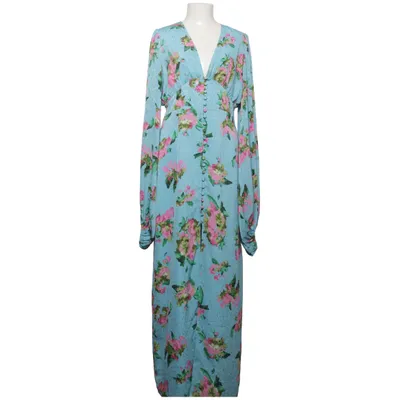Långklänning (Blå, Flerfärgad) från Adoore Elastan, Polyester