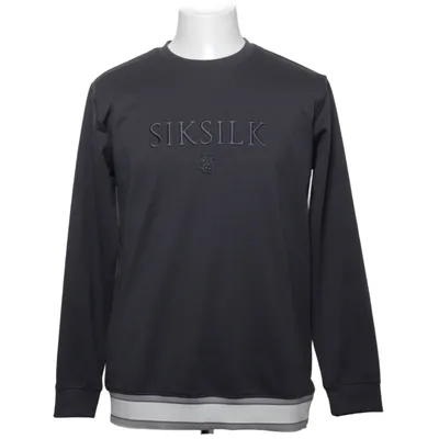 Sweatshirt (SS-20117 SIKSILK ELEVATE CREW SWEATER) de SikSilk Élasthane, Polyester