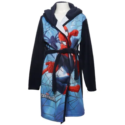Bademantel (Blau, Schwarz, Rot) von Marvel Spiderman Polyester