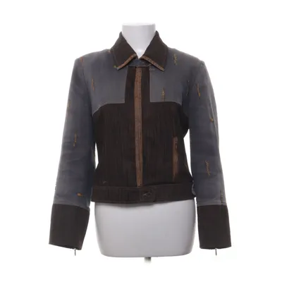 Jacket (Brown, Gray) from Pause Café Cotton, Elastane, Polyester
