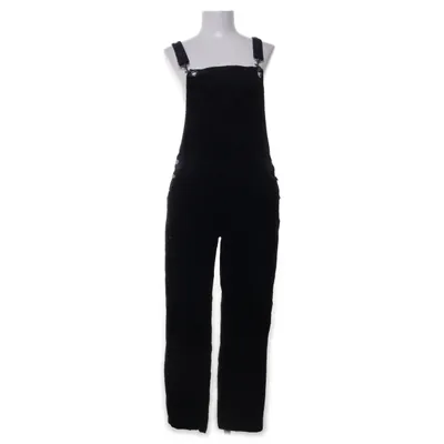 Hängselbyxor (Blå) från Mango Casual Bomull, Elastan, Polyester