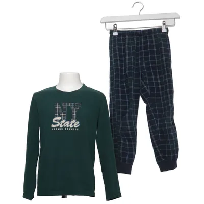 Pyjamas (Blå, Grön) från Pepperts Bomull