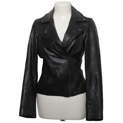 Veste de motard (Noir) de Oakwood Cuir, Polyester