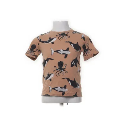 T-shirt (Beige, Zwart) van ICA Organisch katoen