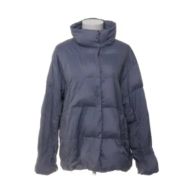 Donsjack (Blauw) van Uniqlo Nylon, Katoen, Dons