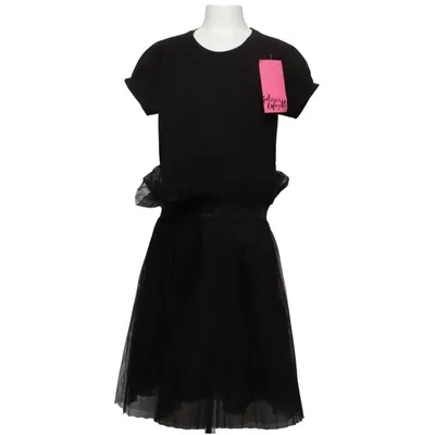 Klänning (Svart) från Karl Lagerfeld Kids Elastan, Polyamid, Polyester, Viskos