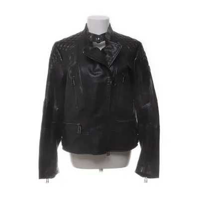 Bikerjacka (Svart) från Belstaff Bomull, Skinn