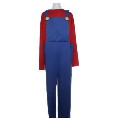Maskeradkläder (Adult Plus Size Plumber Costume (ref: 75455)) från Orion Costumes