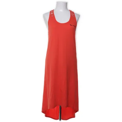 Maxi jurk (Rood) van Bondelid Viscose, Katoen