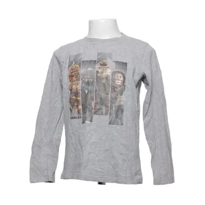 Långärmad t-shirt (Grå, Flerfärgad) från Roblox Bomull