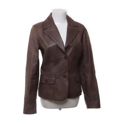 Blazer en cuir (Marron) de Gianini Cuir