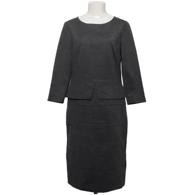 Jurk (Grijs) van Un Jour Ailleurs Elastaan, Polyester, Viscose