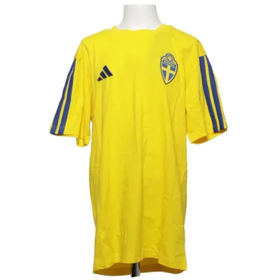 Voetbalshirt (Geel, Blauw) van Adidas Katoen
