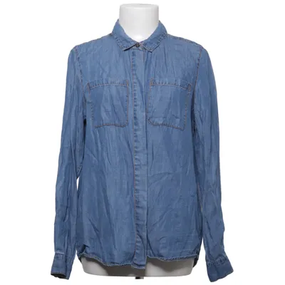 Jeansskjorte (Blå) fra Once Tencel