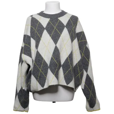 Sweater (Gray, Multicolored) from Pringle of Scotland x H&M Polyester, Acrylic, Wool, Elastane