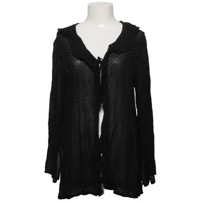 Wickelbluse (Schwarz, Weiß) von Wästgöta Viskose