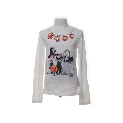 Långärmad t-shirt (Vit) från H&M Kids Elastan, Bomull