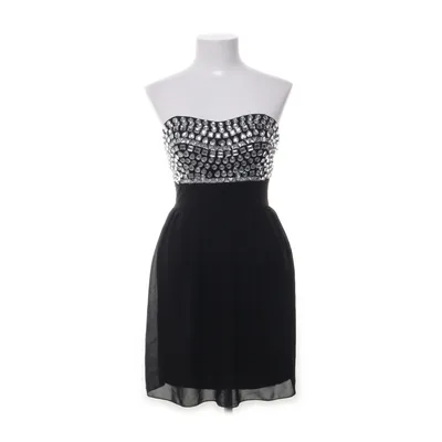 Cocktail dress (Black, Silver) from Oneness Polyester
