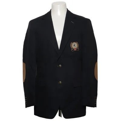 Blazer (Bleu) de Baldessarini Acétate, Cupro, Lin, Laine