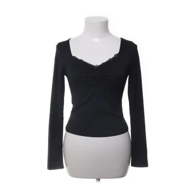 Top (Zwart) van Romwe Elastaan, Polyester