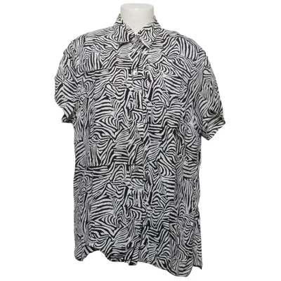 Chemise à manches courtes (Noir, Blanc) de Hämmerle Cupro