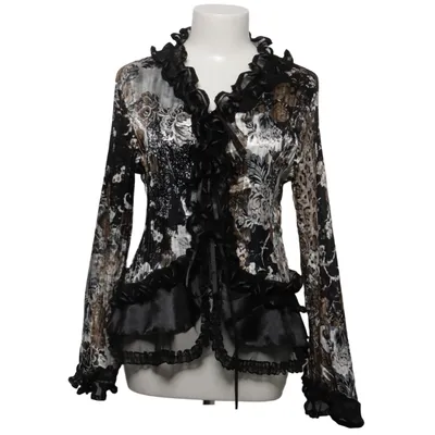 Blouse (Noir, Beige, Blanc) de Lusa Polyester, Viscose
