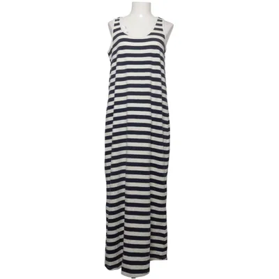 Robe longue (Bleu, Blanc) de VRS Woman Coton, Élasthane