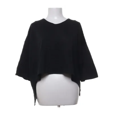 Top (Gray, Black) from Cut Loose Cotton, Viscose