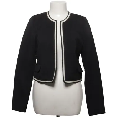 Blazer (Zwart, Wit) van Zero Katoen, Polyester, Viscose