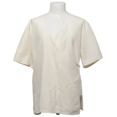 Wrap blouse (Beige) from Sônia Bogner