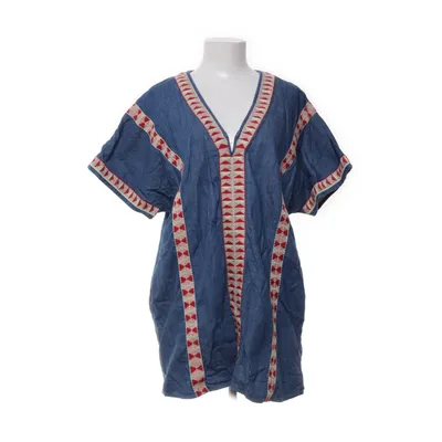 Jurk (Blauw, Meerkleurig) van Zara Trafaluc Collection Katoen, Lyocell, Polyester