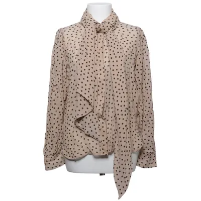 Skjorta (Beige, Svart) från Ganni Viskos