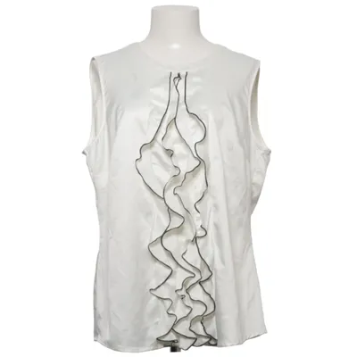 Top (Wit) van Mona Elastaan, Polyester