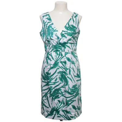 Robe (Vert, Blanc) de Qianzhidu Coton, Élasthane