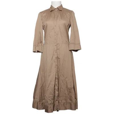 Shirt dress (Beige) from Un Deux Trois Cotton