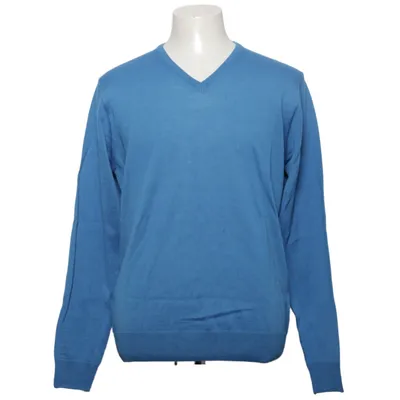Pullover (Blue) from Shelton & Green Acrylic, Merino wool