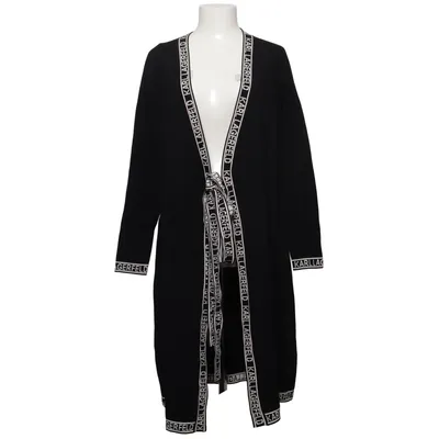 Cardigan (Noir, Blanc) de Karl Lagerfeld Polyester, Viscose