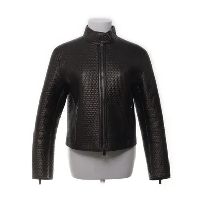 Läderjacka (Brun) från Giorgio Armani Skinn, Ull