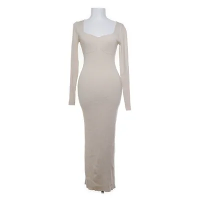 Maxikjole (Beige) fra Adoore Polyester, Viscose