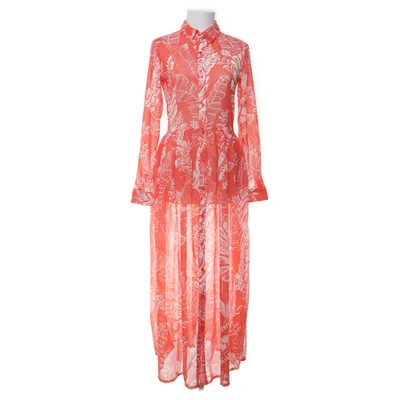 Shirt dress (Red, White) from Bik Bok Polyester