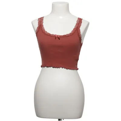 Crop Top (Rot) von Pacific Republic Pull & Bear Baumwolle, Elasthan