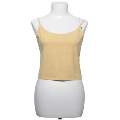 Crop top (Jaune) de Abercrombie & Fitch Coton, Élasthane